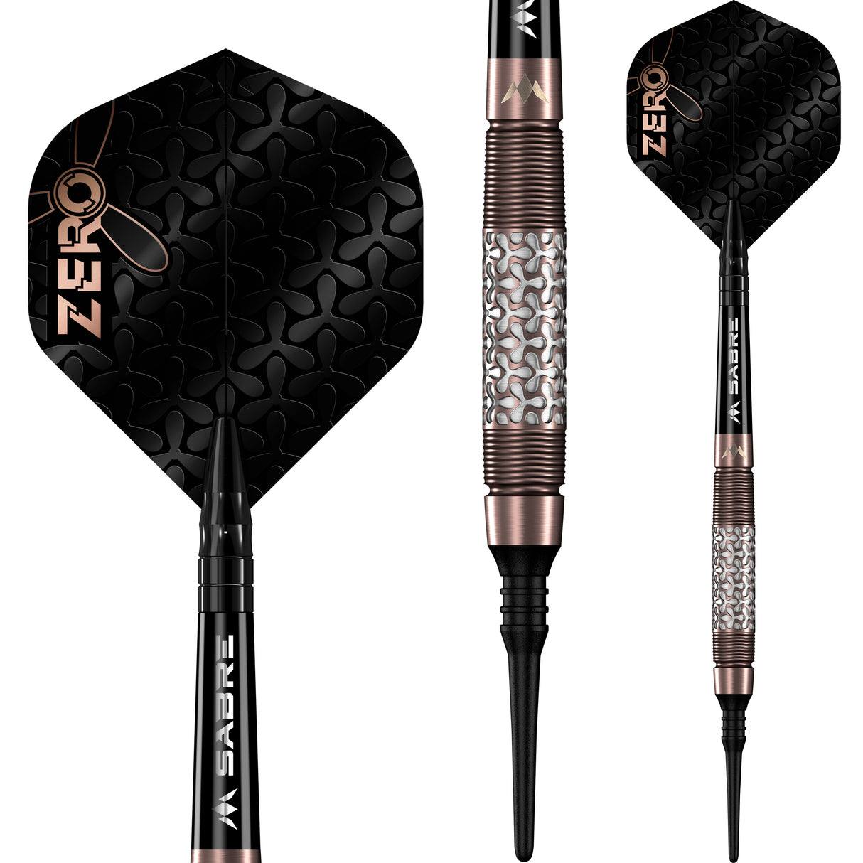Mission Zero Darts - Soft Tip - 97.5% Tungsten - Bronze PVD