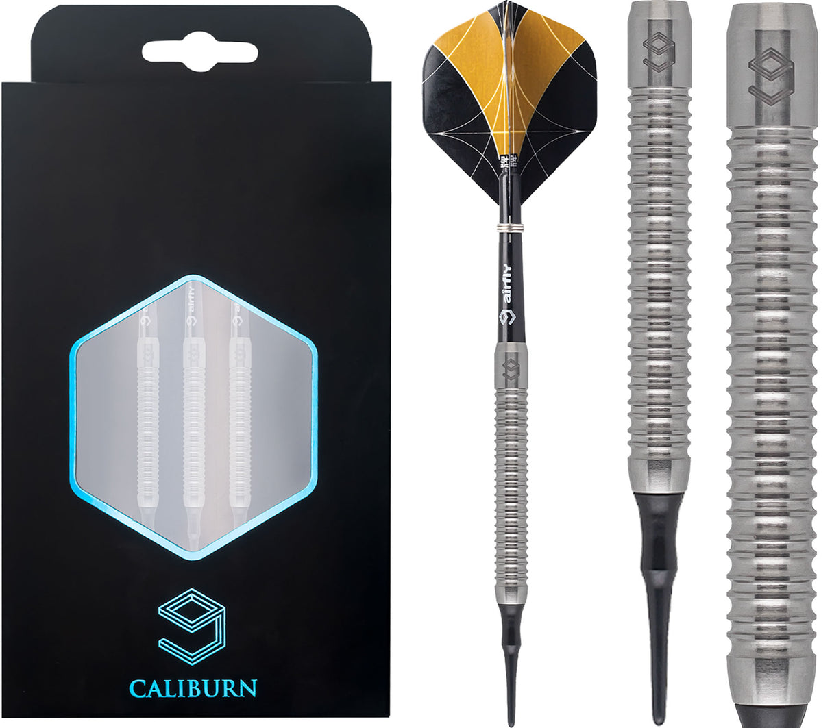 *Caliburn Artisan Darts - Soft Tip - 90% - Natural