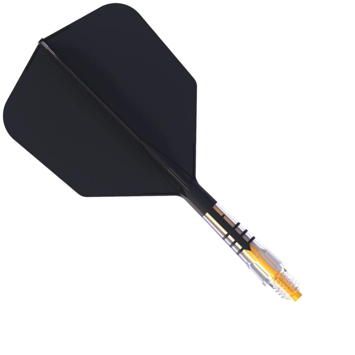 Cuesoul Rost T19 Carbon Fibre - Integrated Dart Shaft and Flights - Big Wing - Black