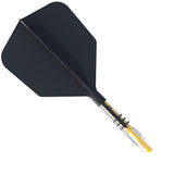 Cuesoul Rost T19 Carbon Fibre - Integrated Dart Shaft and Flights - Big Wing - Black