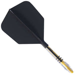 Cuesoul Rost T19 Carbon Fibre - Integrated Dart Shaft and Flights - Big Wing - Black