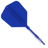 Cuesoul Rost T19 Carbon Fibre - Integrated Dart Shaft and Flights - Big Wing - Blue