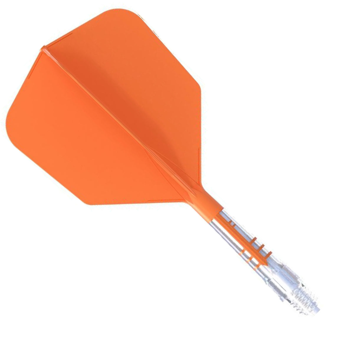 Cuesoul Rost T19 Carbon Fibre - Integrated Dart Shaft and Flights - Big Wing - Orange