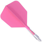 Cuesoul Rost T19 Carbon Fibre - Integrated Dart Shaft and Flights - Big Wing - Pink