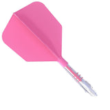 Cuesoul Rost T19 Carbon Fibre - Integrated Dart Shaft and Flights - Big Wing - Pink