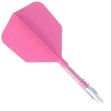 Cuesoul Rost T19 Carbon Fibre - Integrated Dart Shaft and Flights - Big Wing - Pink