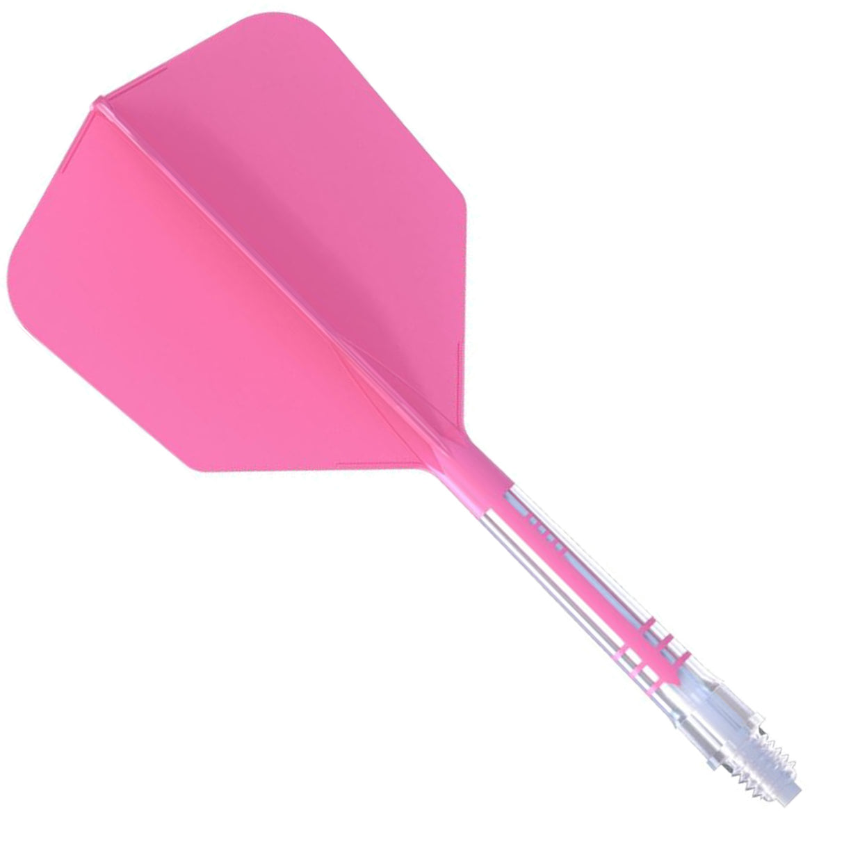 Cuesoul Rost T19 Carbon Fibre - Integrated Dart Shaft and Flights - Big Wing - Pink