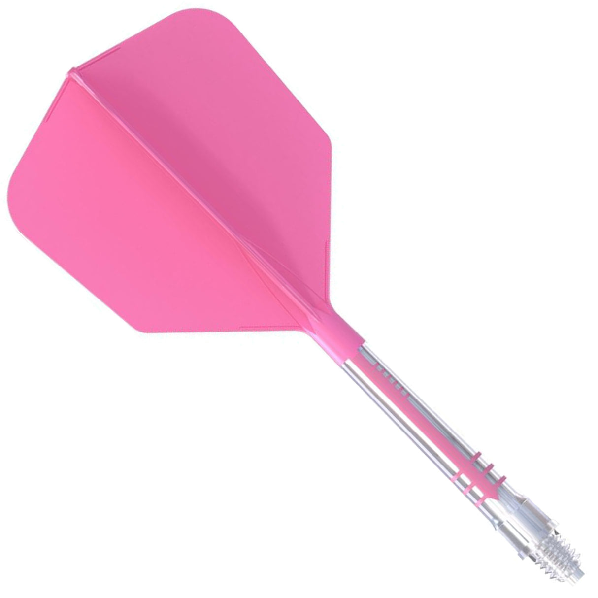 Cuesoul Rost T19 Carbon Fibre - Integrated Dart Shaft and Flights - Big Wing - Pink