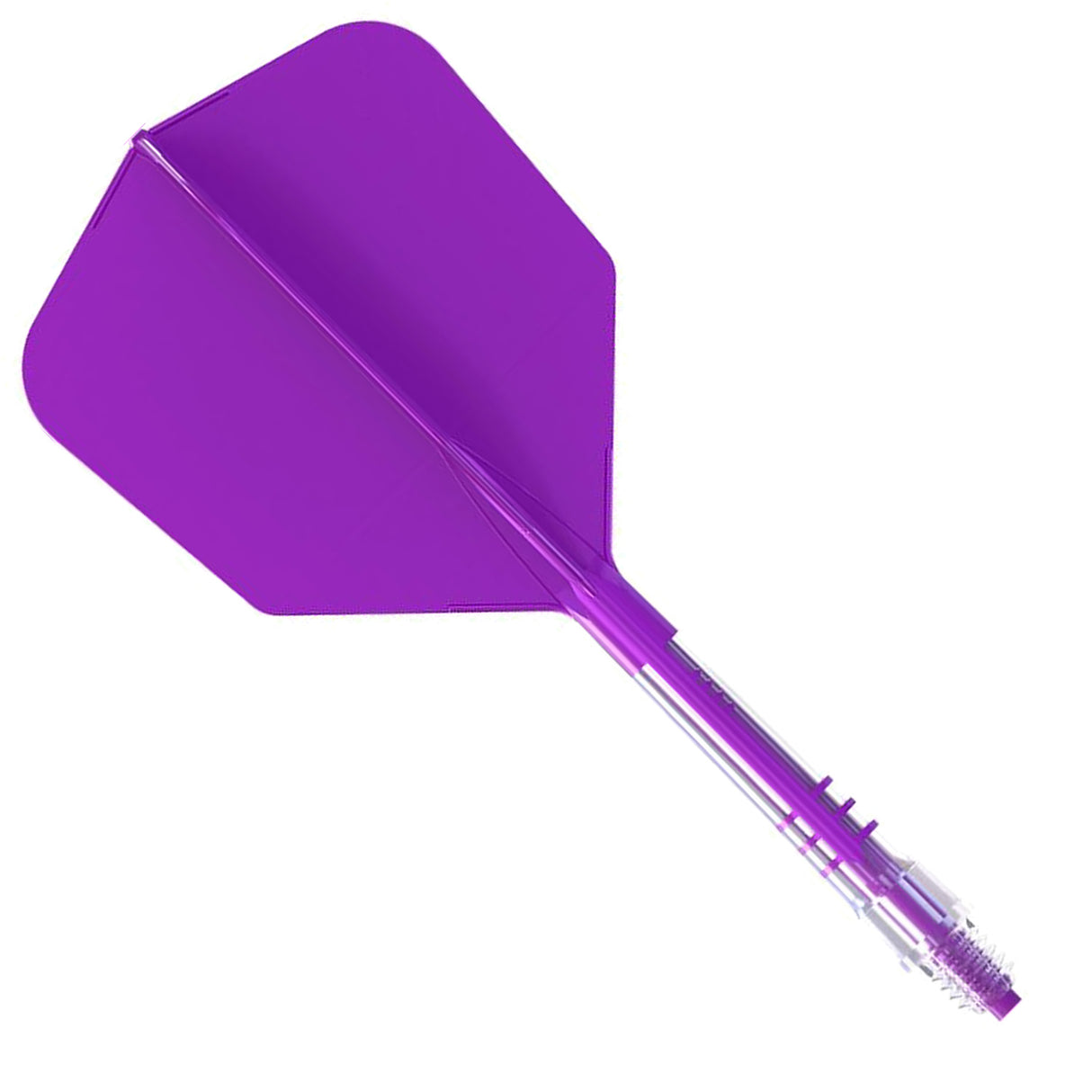 Cuesoul Rost T19 Carbon Fibre - Integrated Dart Shaft and Flights - Big Wing - Purple