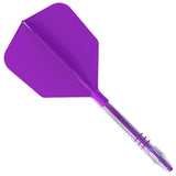 Cuesoul Rost T19 Carbon Fibre - Integrated Dart Shaft and Flights - Big Wing - Purple