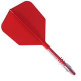 Cuesoul Rost T19 Carbon Fibre - Integrated Dart Shaft and Flights - Big Wing - Red