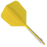 Cuesoul Rost T19 Carbon Fibre - Integrated Dart Shaft and Flights - Big Wing - Yellow