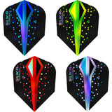 Harrows Silika Dart Flights - Tough Crystaline Coated - Std - No6 - Colourshift