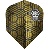 *Harrows Atomic Dart Flights - No6 - Std - Gold