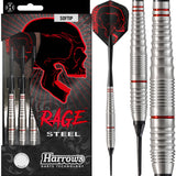 Harrows Rage Darts - Soft Tip - Stainless