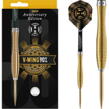 Harrows V Wing Darts - Steel Tip - 90% - Anniversary Edition - Gold Titanium