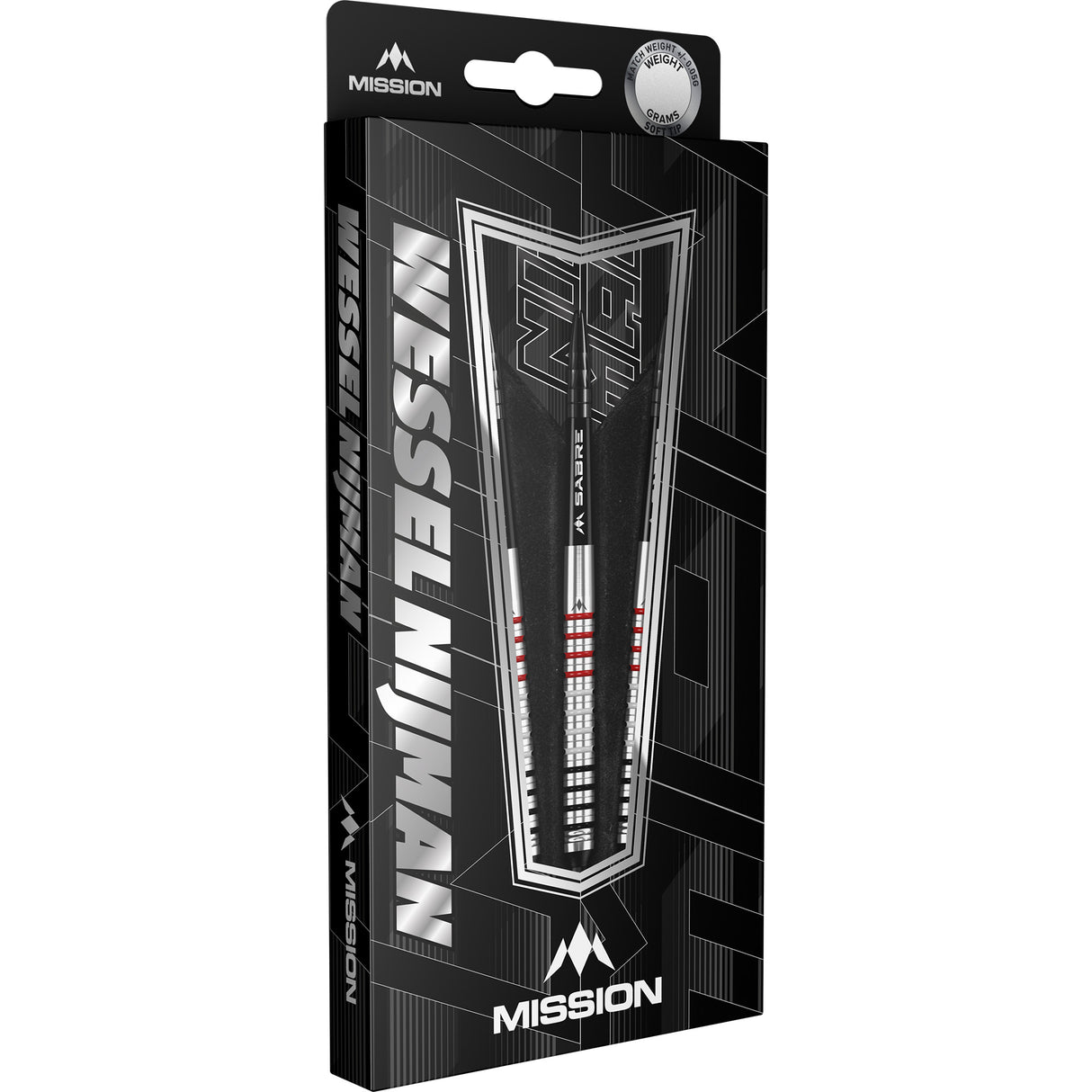 Mission Wessel Nijman Darts - Soft Tip - 95% - Natural