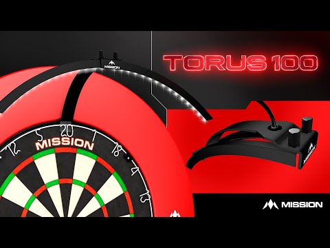 公式新製品 Mission Darts TOR100 Torus 100 | ダーツボード LED