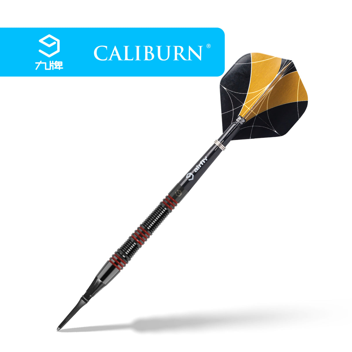 *Caliburn The Rock Darts - Soft Tip - 90% - Black & Red