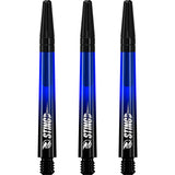 Ruthless Sting XT Dart Shafts - Polycarbonate - Gradient Black & Blue - Black Top