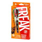 Viper The Freak Darts - Soft Tip - Nickel Silver - with Spinster Shafts - F1 - Black Tri-Knurl