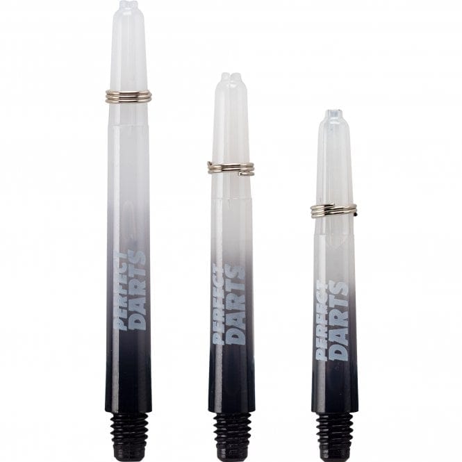 Perfect Darts - Two Tone Shafts - Polycarbonate - Black & Smokey - 3 Sets Pack