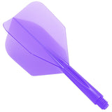 Condor Dart Flights - Zero Stress - Small - Clear Purple