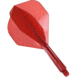 Condor Dart Flights - Zero Stress - Std - Glitter - Red Short