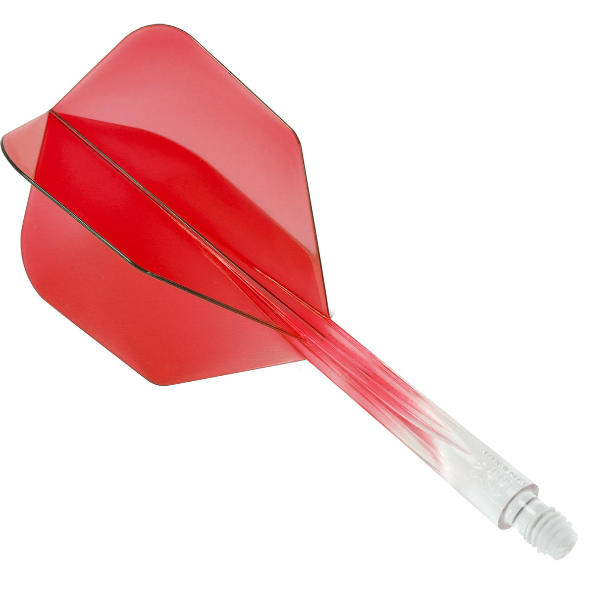 Condor AXE Gradient Dart Flights - Small - Clear Red Medium