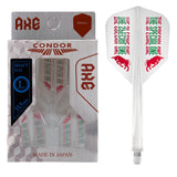 Condor AXE Dart Flights - Jose De Sousa - Small - The Special One - Clear Long