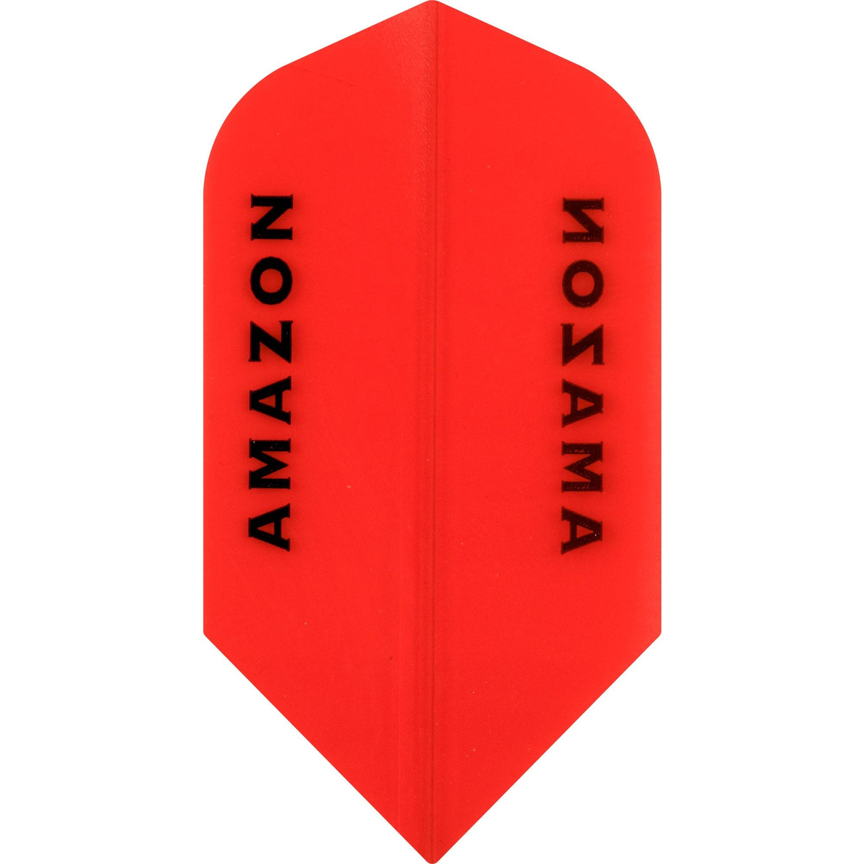 *Amazon Dart Flights - 100 Micron - Transparent - Slim Red