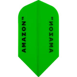 *Amazon Dart Flights - 100 Micron - Transparent - Slim Green