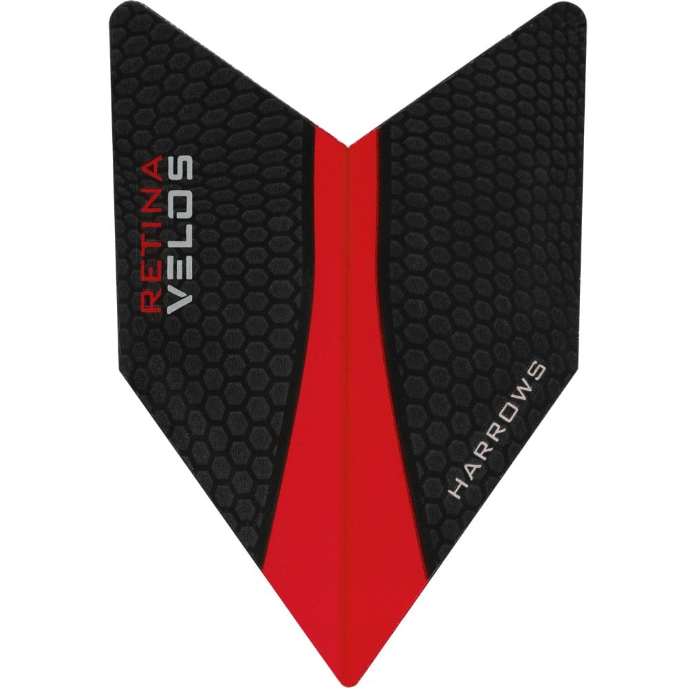 Harrows Retina Dart Flights - Velos Red