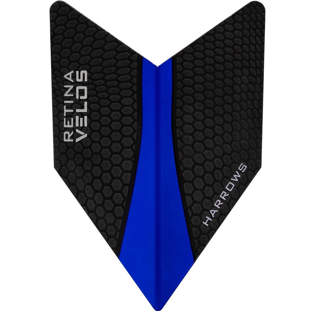 Harrows Retina Dart Flights - Velos Dark Blue