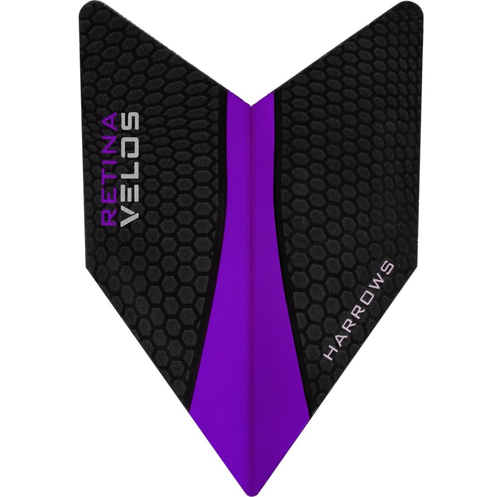 Harrows Retina Dart Flights - Velos Purple