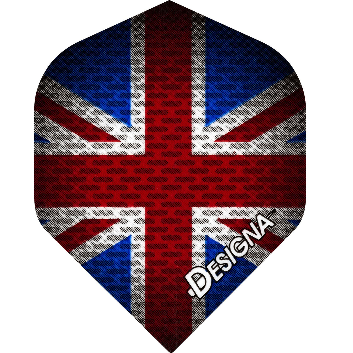 Designa Dart Flights - Extra Strong - Std - Union Jack - Metal