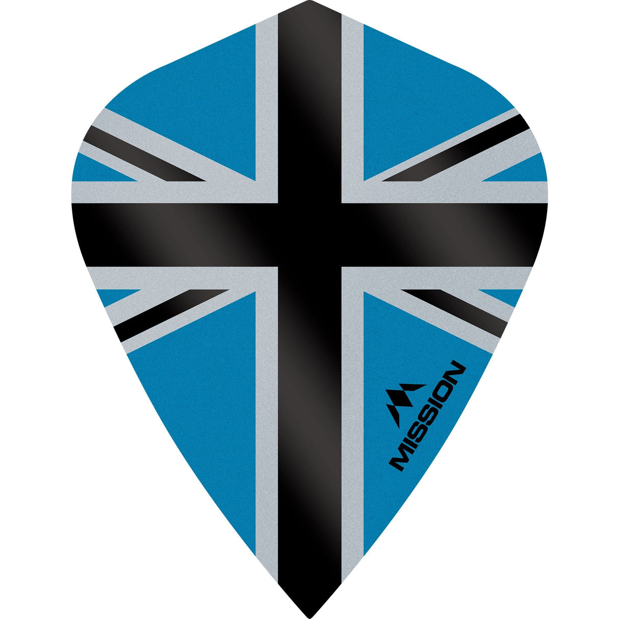 Mission Alliance-X Union Jack Dart Flights - Kite Blue Black