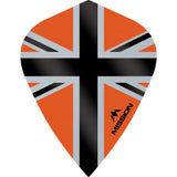 Mission Alliance-X Union Jack Dart Flights - Kite Orange Black