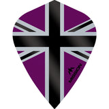 Mission Alliance-X Union Jack Dart Flights - Kite Purple Black