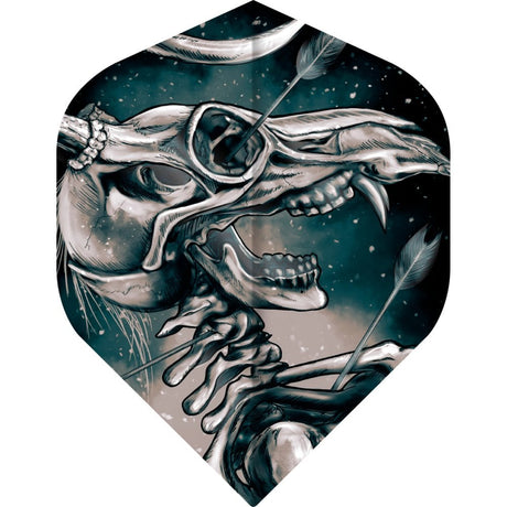 Designa Horror Show Dart Flights - No2 - Std - Deer Skull