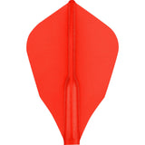 Cosmo Darts - Fit Flight - Set of 6 - W Shape Red