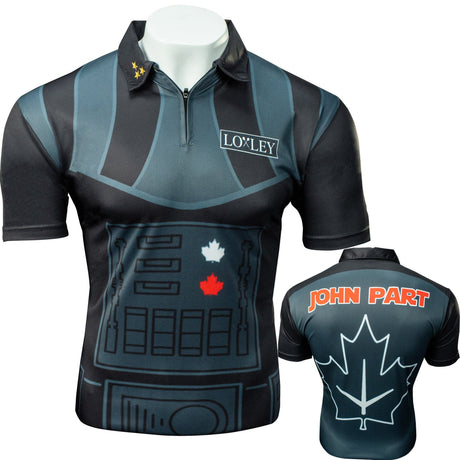 Loxley John Part Dart Shirt - Darth Maple - Black 2XL