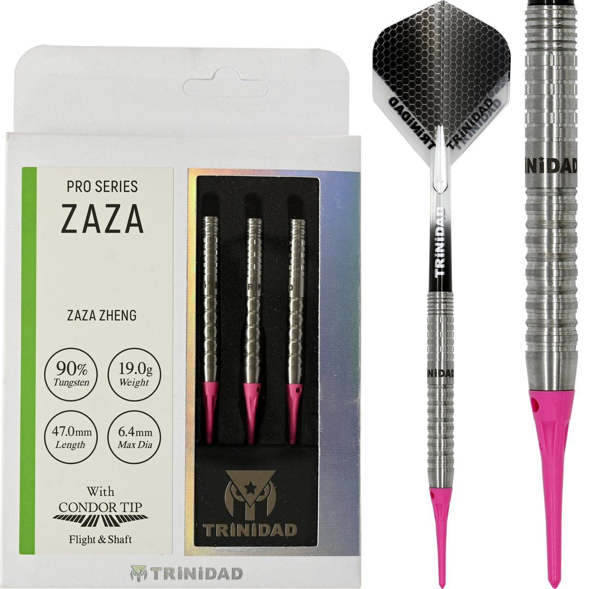 Trinidad Pro - Soft Tip Darts - Zaza Zheng - Zaza 21g