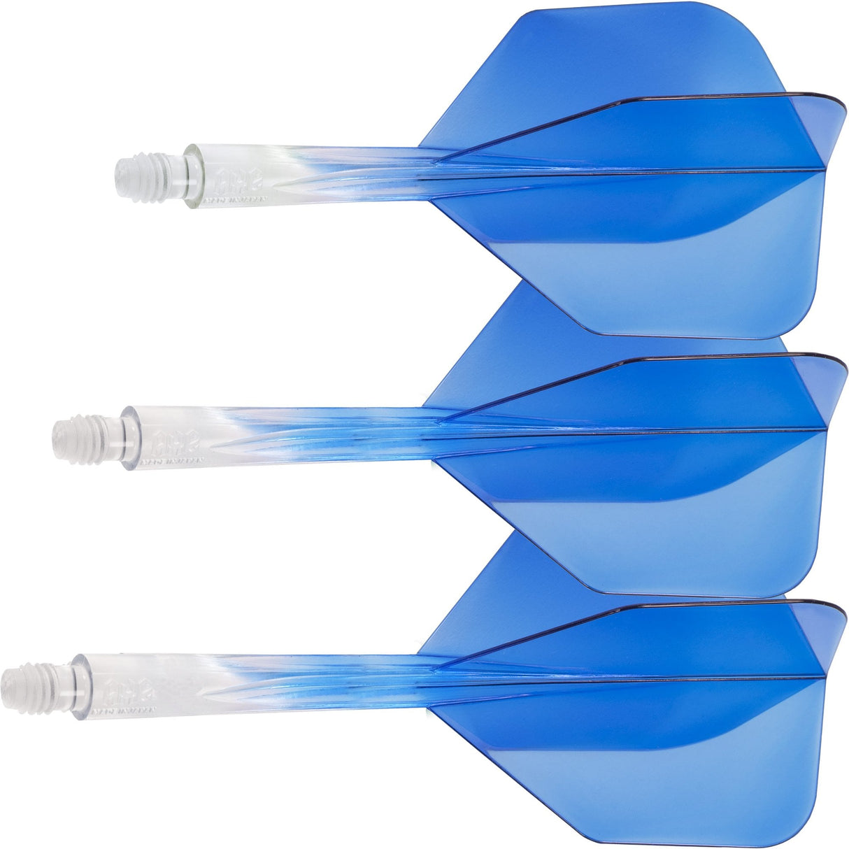 Condor AXE Gradient Dart Flights - Small - Clear Blue