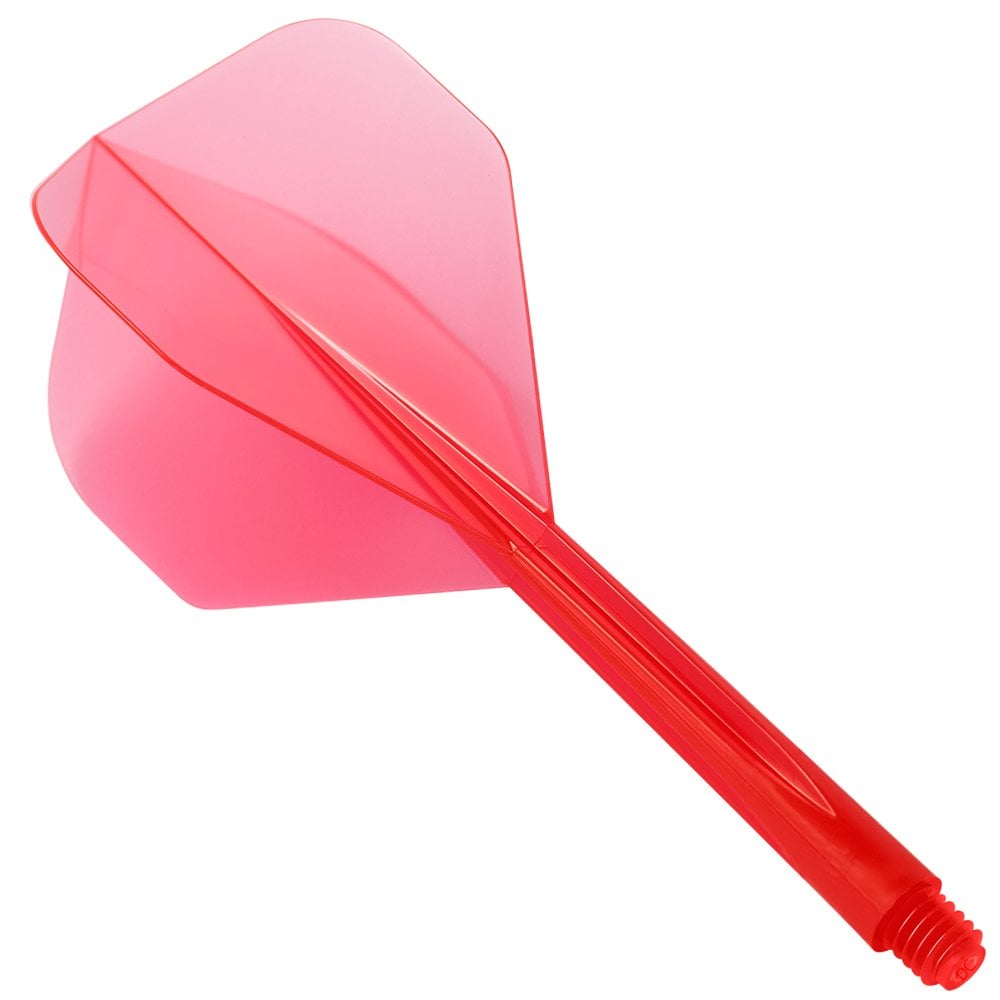 Condor Dart Flights - Zero Stress - Standard - Clear Red Long