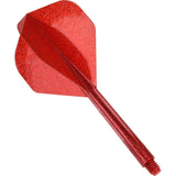 Condor Dart Flights - Zero Stress - Std - Glitter - Red Long