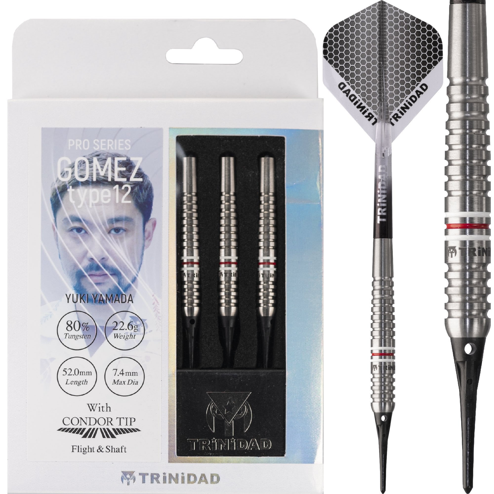 Trinidad Pro - Soft Tip Darts - Yuki Yamada - Gomez - Type12