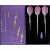 Cuesoul - Steel Tip Tungsten Darts - Pink Gem Stone - Oil Paint Finish - 22g 22g