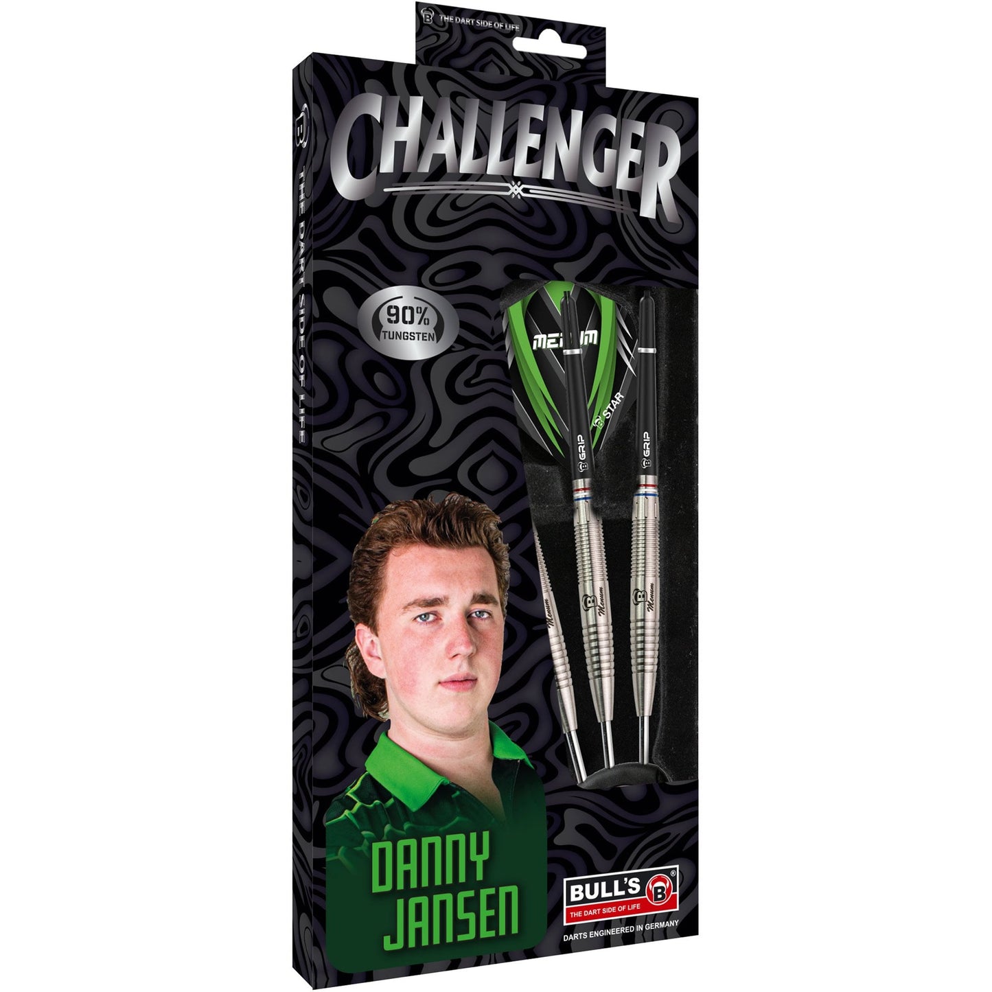 BULL'S Challenger Darts - Steel Tip - Danny Jansen - 26g