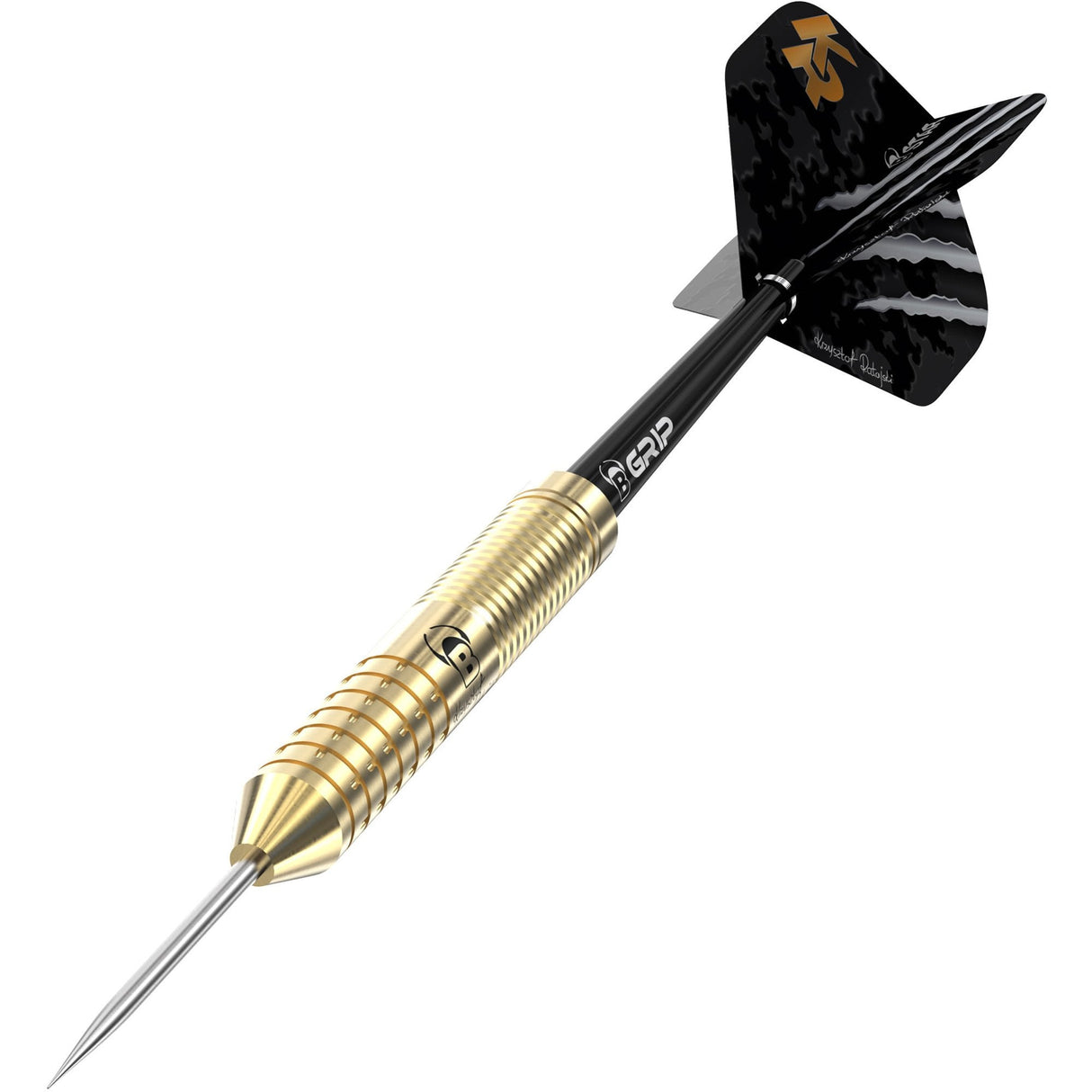 BULL'S Krzysztof Ratajski Darts - Steel Tip - Brass - Gold